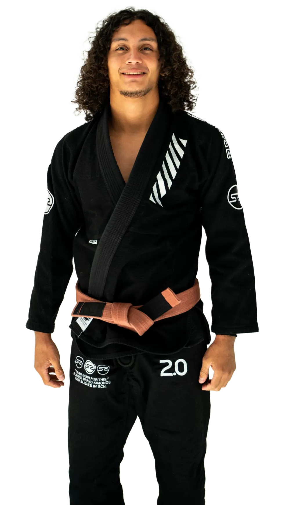 Ahxel Molina cinturón marrón de brazilian jiu jitsu