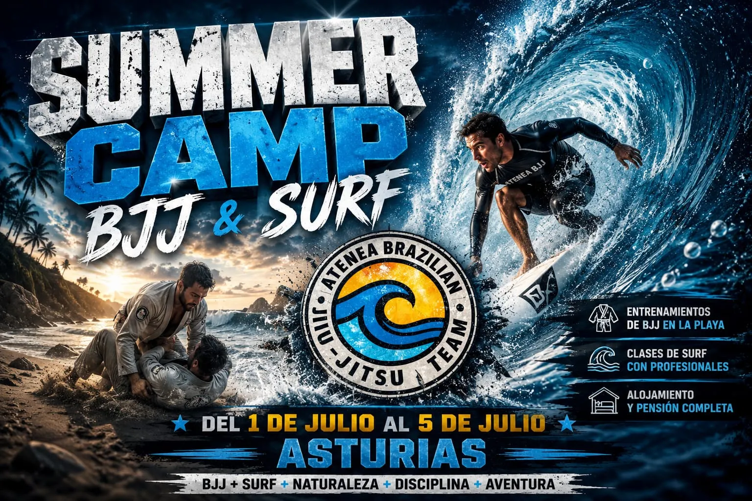 Summer Camp BJJ + Surf 2025