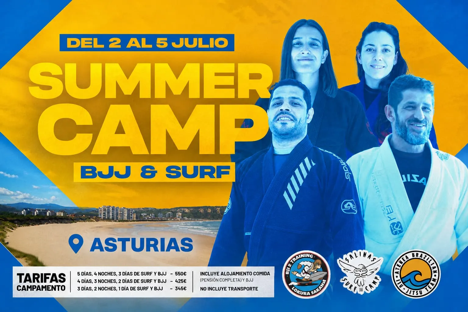 Summer Camp BJJ + Surf 2026